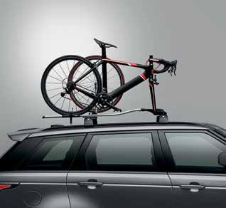 8: Roof Mounted Bike Carrier Fork Mounted with Wheel Carrier Roof mounted cycle carrier provides a simple and secure fitting
