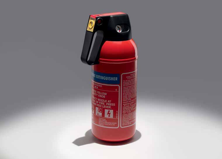 1. 2. INTERIOR SAFETY 1: Fire Extinguisher 1kg Dry powder