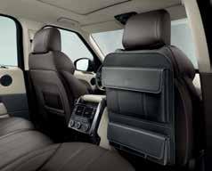 9: Seat Back Stowage Provides convenient stowage solution for the rear of the front seats with multiple