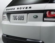 Personalising the exterior For an even more striking effect, Range Rover Sport HSE with