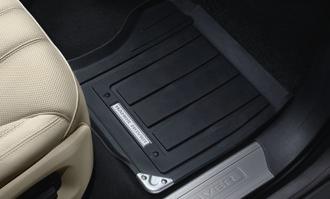 Rubber floor mats VPLWS0190 Rubber footwell mats for front and second row occupants help provide