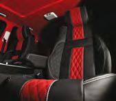 Kahn design rs - diamond quilted & perforated leather