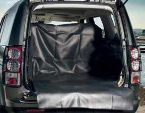 RUBBER LOADSPACE MAT - EXTENSION This waterproof mat extension covers the back of the rear seats