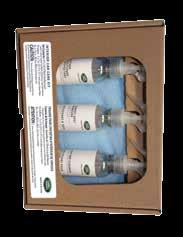 INTERIOR CAR CARE KIT Kit contains 10 Interior Cleaner Wipes, Microfiber Cloth, and 4-fl oz bottles of: Leather Cleaner,