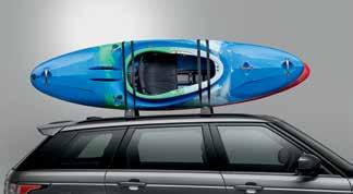 SPORTS ROOF BOX * Featuring a sleek, aerodynamic design and gloss black finish, this Sports Roof Box can be mounted on either side of the vehicle and includes an internal retention system for skis
