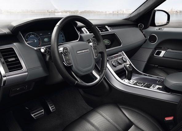 The Range Rover Sport s interior is contemporary and meticulously fashioned to its muscular character.