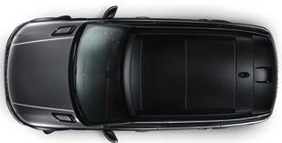 With panoramic roof open 1,817mm Access height air suspension setting will