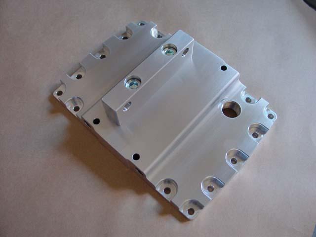 Billet ZF Cover Plate CNC machined from 6061-T6 Aluminum, This plate is a direct replacement for the factory cast aluminum cover plate.