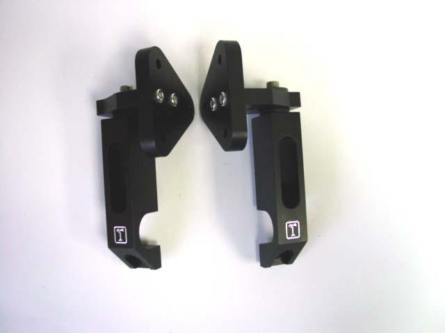 Early ZF Rear Transaxle Side Mount Kit Two styles available, Style 1 - Made from 6061 Aluminum and Black anodized.