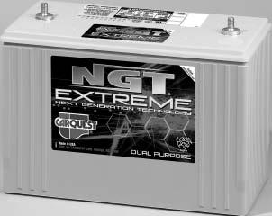 CARQUEST BATTERIES NGT Extreme - AGM Series Advanced AGM technology eliminates spills or leaks protecting sophisticated