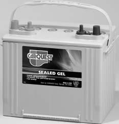 Durable polypropylene case and cover resist breakage Over 250 quality control checks ensure highest quality, performance, and reliability Sealed Gel Maximum starting power and long deep cycle service