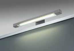 New Bergamo LED Over-Cabinet Luminaire Connection: Lamp: ø life 30,000 hours 73/224lm Colour rendering: very