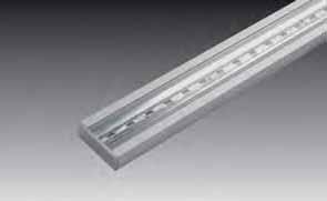 LED Top-Stick Powerful LED Under-Cabinet Luminaire Photo: LED Top-Stick H Photo: LED Top-Stick HR Connection: LED-transformer DC 24V Lamp: extremely long-life 70 mw LED, ø life 30,000 hours Energy