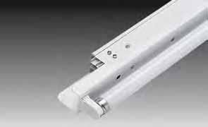 FD 5 Linear Luminaire with integrated Connecting Cable Connection: 220 240V / 50 60Hz Lamp: extra long-life T5 (ø 16mm) high efficiency fluorescent lamp or T8 (ø 26mm)