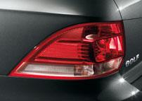 The rear light clusters are styled to follow Elegant chrome side window surrounds and Black roof rails