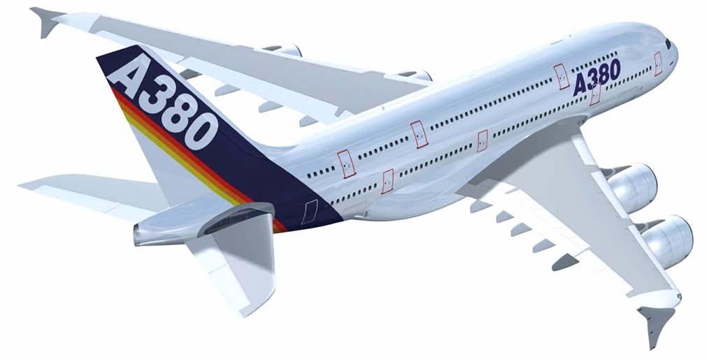 Airbus A380 Design & build contracts and build to print contracts across multiple GKN Sites Major programme investment Fixed trailing edge largest design & build package Weight efficient designs Lean
