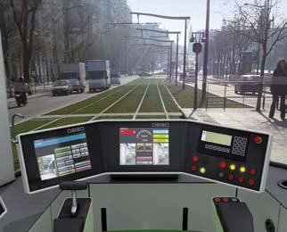 Since ground-borne noise and vibration are reduced to a minimum, this tram not only ensures passengers a more comfortable ride but also runs much more quietly.