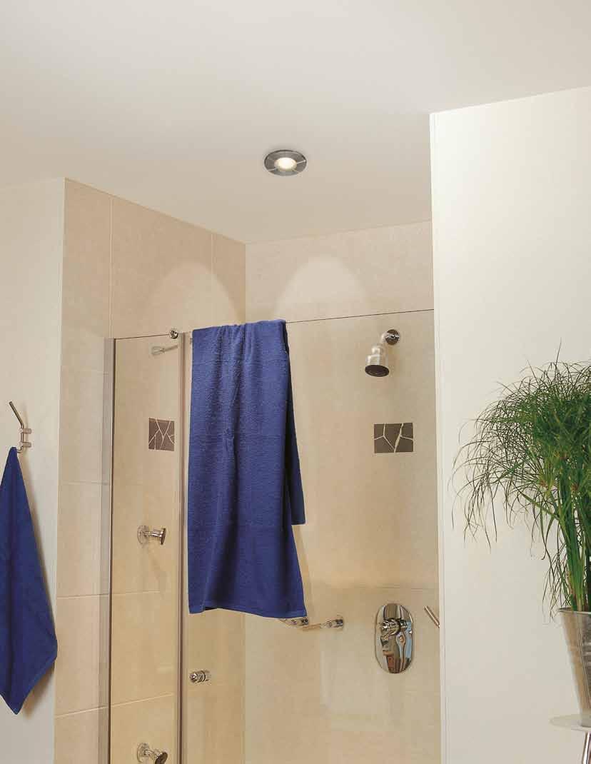 Indoor Downlighters 15 Application suggestions: Showers, bathrooms, wetrooms