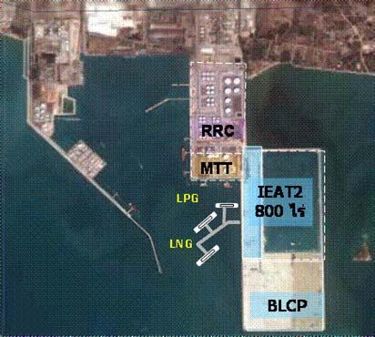 LNG Receiving Terminal Project Location: Map Ta Phut Industrial Estate (MapTa Phut Industrial Port, Phase 2) Capacity: - Initial phase 5 M Tons/year (700 MMSCFD) as at 2011 - Long Term 10 M Tons/year