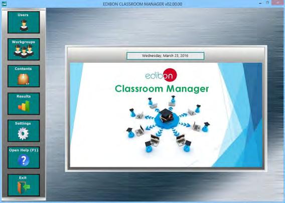 Instructor Software (EDIBON Classroom Manager - ECM-SOF) totally integrated with the Student Software (EDIBON Student Labsoft - ESL-SOF).