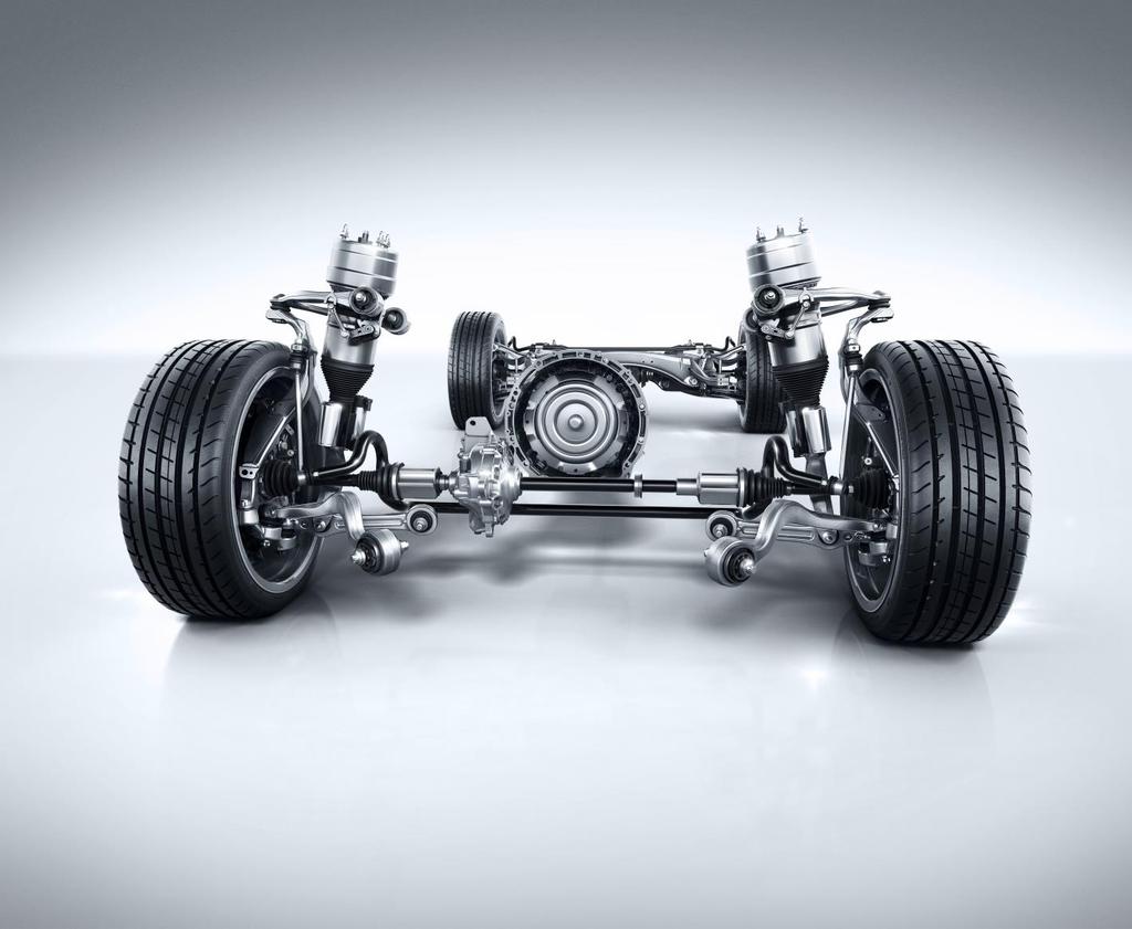 Options in Detail AIR BODY CONTROL (489) AIR BODY CONTROL Optional on GLC 300 and GLC 300 4MATIC Multi-chamber air suspension combined with continuously adjustable damping to improve ride comfort and