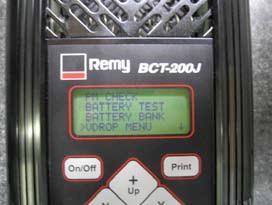 11 INVERTER VOLTAGE DROP TEST 1. Using the Auto Meter BCT-200J tester: Turn the tester on, press Y for menu. 2.