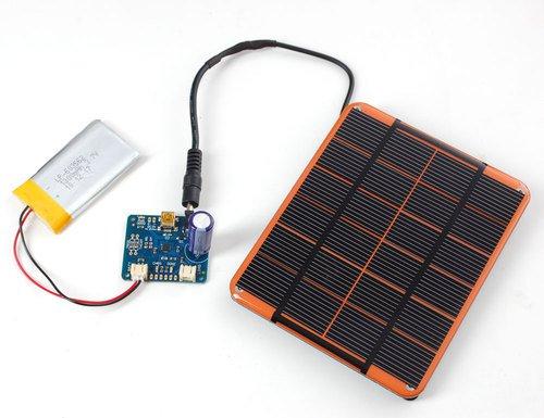 USB, DC & Solar Lipoly Charger Created by lady