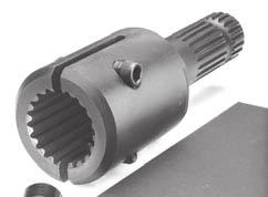 Farm PRODUCTS & Accessories Features Power Ratings Up to 125 hp Splined PTO Adapters to Fit Most Tractor and Implement