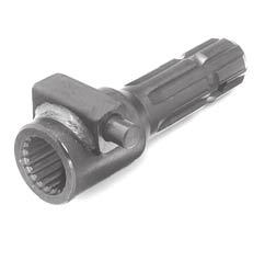 P.T.O. Products Forged P.T.O. Adaptor to 75 HP n 1 1 8-6 Spline female 1 3 8-6 Spline male PART NO.