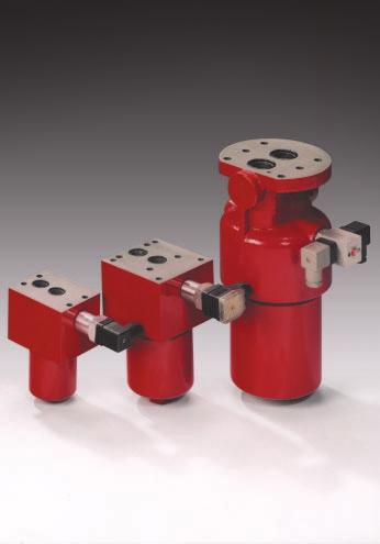 APPLICATION HIGH PRESSURE FILTERS For Manifold Block Mounting Series DF...P Pressures to 45 psi Flows to 18 gpm HYDAC DF.