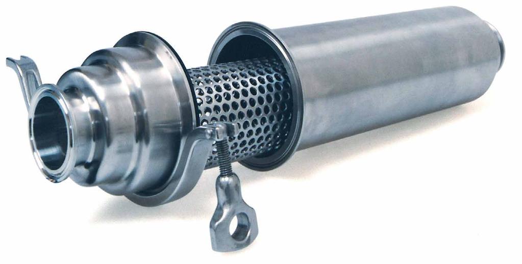 TOP-FLO Filters and Strainers TOP-FLO in-line stainless steel filters and strainers are specifically designed for the removal of unwanted particles from process line content