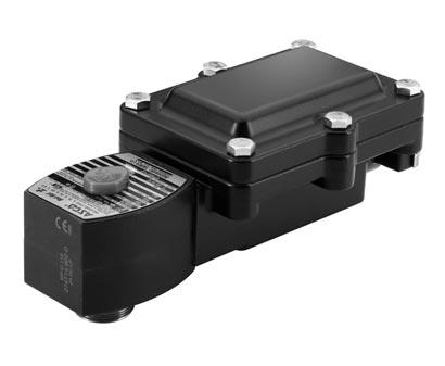 4 Optional Features Explosionproof Junction Box for Hazardous Locations Features Junction Box Enclosures for the wiring of ASCO solenoids are Raintight Type 3 and 3S, Watertight Type 4 and 4X,