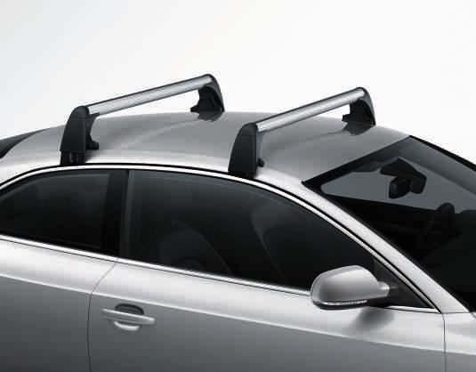 The maximum permissible gross weight of the carrier unit, roof rack modules and load for the A5 Coupé is 50 kg and 75