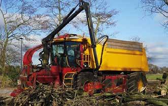 The Vredo Wood-chipper The VT5518 has an optional full horsepower mechanical shiftable PTO to the rear of the machine. The optional front PTO is a direct drive from the engine.