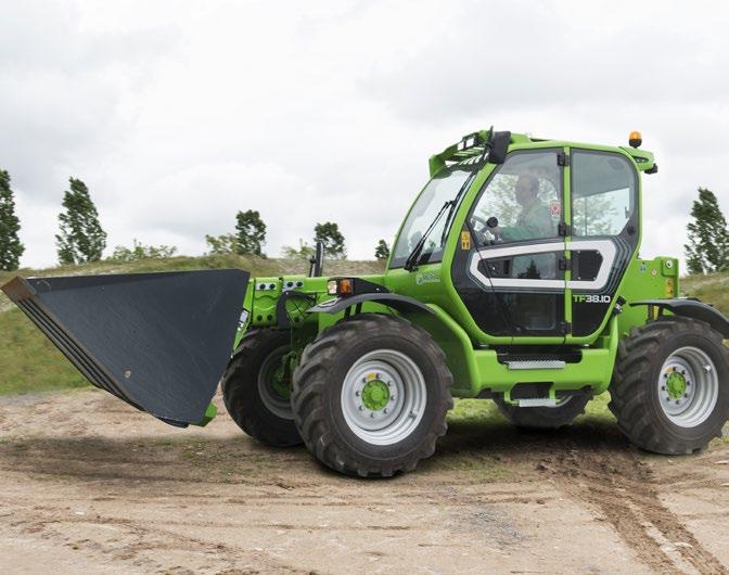 The Merlo offering dedicated to Comfort is completed by the BSS boom suspension system that reduces load losses during transfers on bumpy ground and a broad selection of seats also equipped with