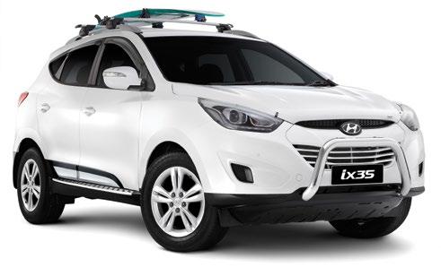 All sold separately at an additional cost. Surfboard not included. Hyundai Motor Company Australia Pty Ltd Corner of 394 Lane Cove Road & Hyundai Drive, Macquarie Park NSW 2113 T. 02 8873 6000 F.