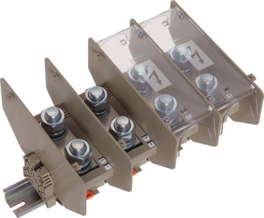 CONTA-CONNECT High-power stud terminals HSK B...B/B The newest generation of HSK B B/B stud terminals from CONTA-CLIP offers secure connections for all energy-transmitting applications.