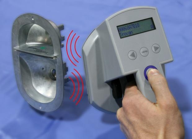 Embedding of RFID transponder for part