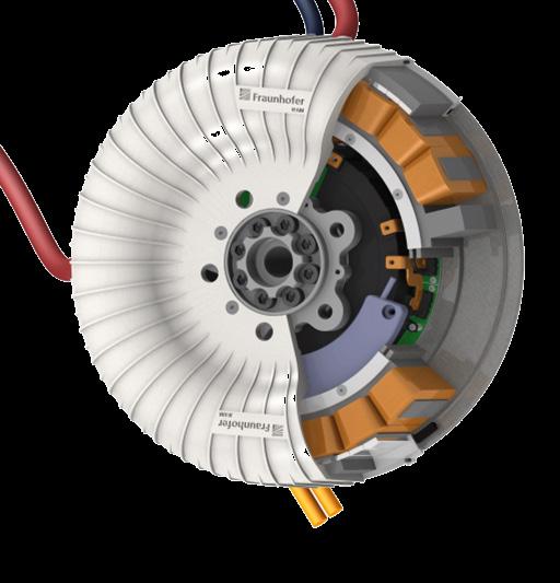 DEVELOPMENT Fraunhofer Wheel Hub Drive - Drive Concept permanent magnet synchronous machine with outer rotor power