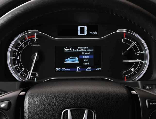 the subscription-free Honda HD Digital Traffic (Navigation-equipped models).
