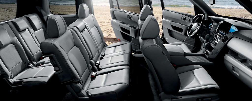 Pilot 4WD Touring shown with Gray Leather. EVERYONE S INVITED.