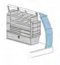 Divided shelving and composite drawers are perfect for keeping connectors, adapters, wall plates, cables, splitters and