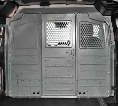 Partitions Ford Transit New Roll Bar Design! Ford Transit LOW ROOF PARTITION S PANEL M PANEL C PANEL S - Solid S - Perforated Mounts behind driver seat. M - Solid M - Perforated Center panel.