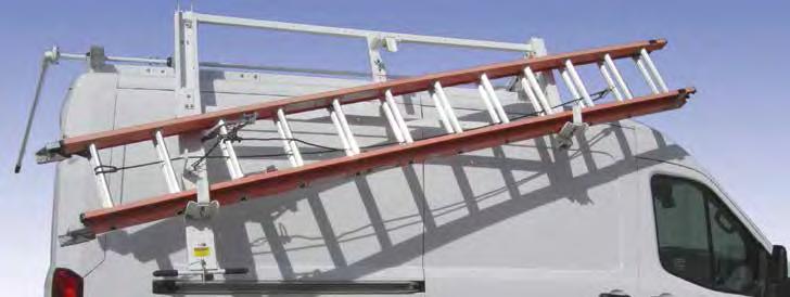 Loadsrite Drop-Down Ladder Rack Medium Roof Transit LOADSRITE FEATURES & BENEFITS Designed to allow ladders to be loaded and unloaded one end at a time.