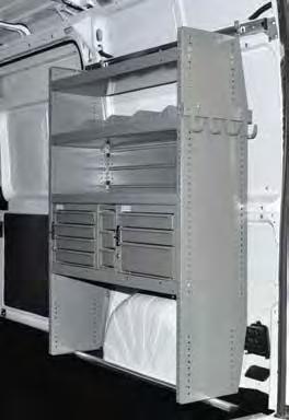 RAM PROMASTER WB SMHCPM Partition with door WKCPM Partition Wing Kit