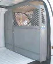 Partitions GM Express/Ford Econoline GM Express/Ford Econoline ADRIAN STEEL PARTITIONS KEEP CARGO WHERE IT BELONGS, IN THE CARGO AREA! Partitions are sold as panel kits and wing kits.