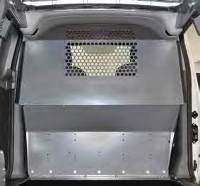 Perforated window provides full visibility of your cargo area and rear windows.