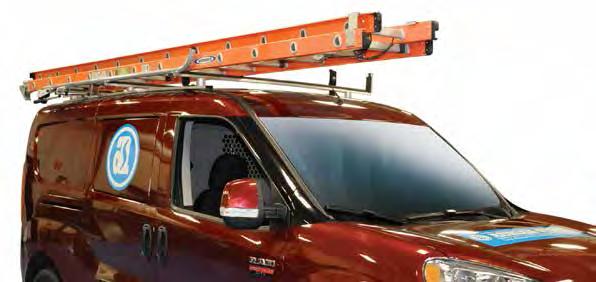 6-PMC Features an all aluminum design with a natural aluminum finish. 6-PMC There are no straps to deal with, clamping of ladder is automatic. BPMC Accommodates up to a ft. extension ladder.