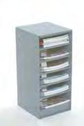 H, D Literature Files 6 7 8 : CB Five Slot Literature Holder Mount on partition or other vertical surface.