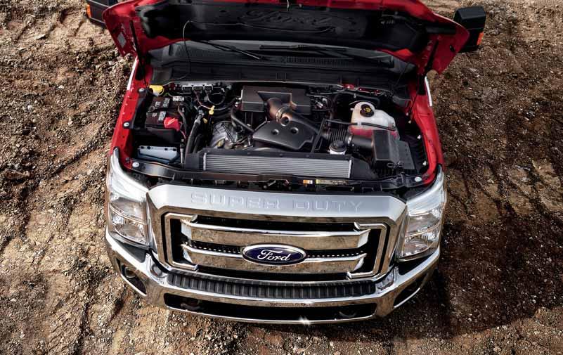 6.2L V8 Gas Performance 405 lb.-ft. of torque 385 horsepower 400 300 200 As the standard engine on F-350, the Ford built 6.